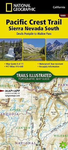 Pacific Crest Trail: Sierra Nevada South Map [devil's Postpile To Walker Pass]
