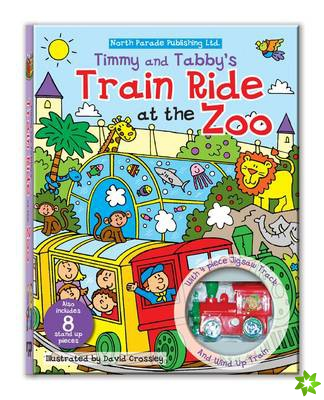 Track Jigsaw Book - Timmy and Tabby's Train Ride at the Zoo