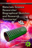 Materials Science Researcher Biographical Sketches & Research Summaries
