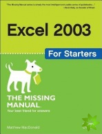 Excel 2003 for Starters