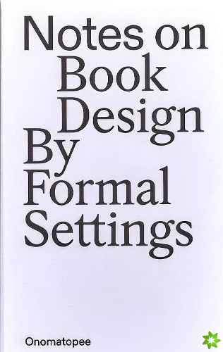 Notes on Book Design