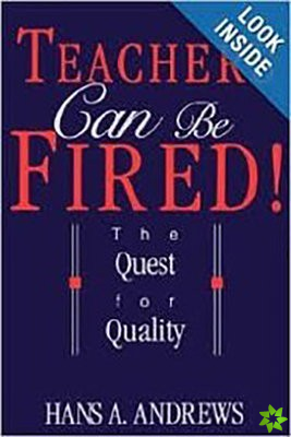 Teachers Can Be Fired!