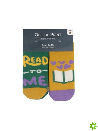 Read to Me Toddler Socks 4-Pack - 2T-3T