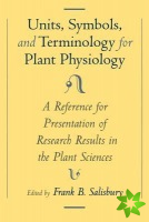 Unit, Symbols, and Terminology for Plant Physiology