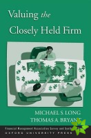 Valuing the Closely Held Firm
