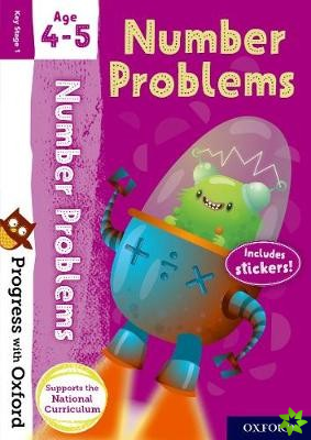Progress with Oxford: Progress with Oxford: Number Problems Age 4-5 - Practise for School with Essential Maths Skills