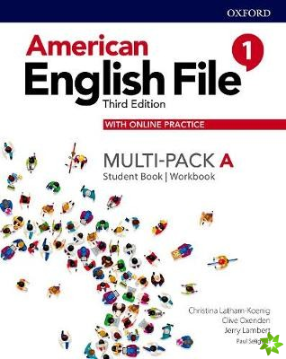 American English File: Level 1: Student Book/Workbook Multi-Pack A with Online Practice