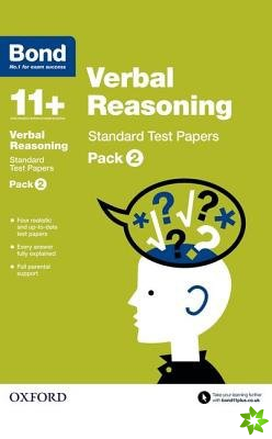 Bond 11+: Verbal Reasoning: Standard Test Papers: For 11+ GL assessment and Entrance Exams