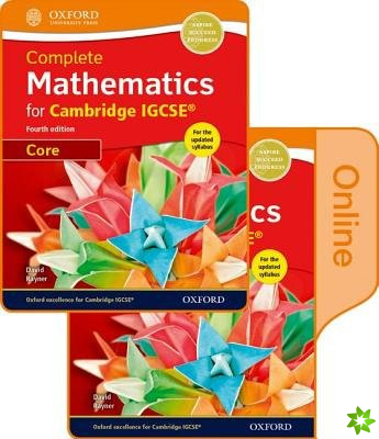 Complete Mathematics for Cambridge IGCSE (R) Print & Online Student Book (Core)