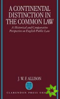 Continental Distinction in the Common Law