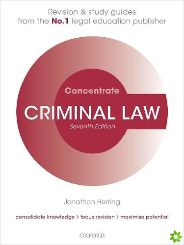 Criminal Law Concentrate