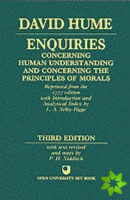 Enquiries concerning Human Understanding and concerning the Principles of Morals