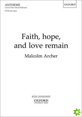 Faith, hope, and love remain