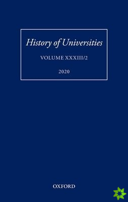 History of Universities Volume XXXIII/2