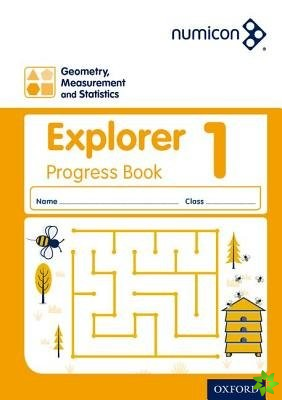 Numicon: Geometry, Measurement and Statistics 1 Explorer Progress Book (Pack of 30)