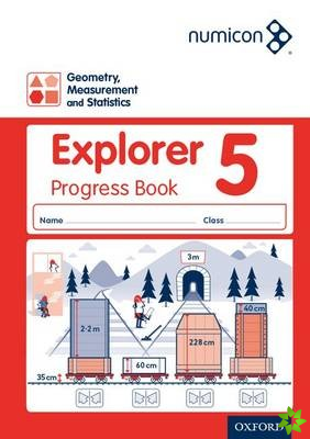 Numicon: Geometry, Measurement and Statistics 5 Explorer Progress Book (Pack of 30)