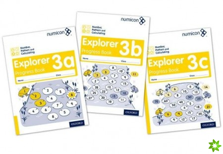 Numicon: Number, Pattern and Calculating 3 Explorer Progress Books ABC (Mixed pack)