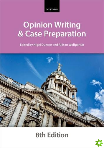 Opinion Writing and Case Preparation