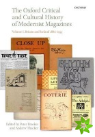 Oxford Critical and Cultural History of Modernist Magazines