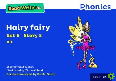 Read Write Inc. Phonics: Hairy Fairy (Blue Set 6 Storybook 3)