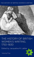 History of British Women's Writing, 1750-1830