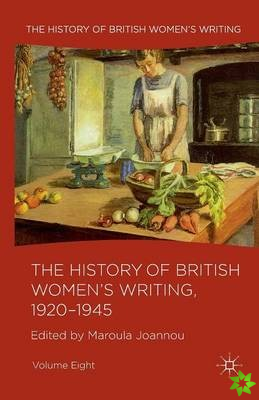 History of British Women's Writing, 1920-1945