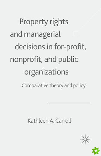 Property Rights and Managerial Decisions in For-profit, Non-profit and Public Organizations