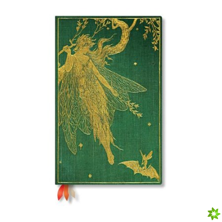 Olive Fairy (Langs Fairy Books) Maxi Dot-Grid Hardback Journal (Elastic Band Closure)