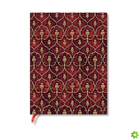 Red Velvet Ultra Lined Softcover Flexi Journal (Elastic Band Closure)