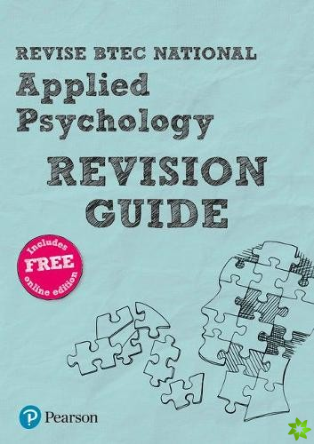 Pearson REVISE BTEC National Applied Psychology Revision Guide inc online edition - 2023 and 2024 exams and assessments
