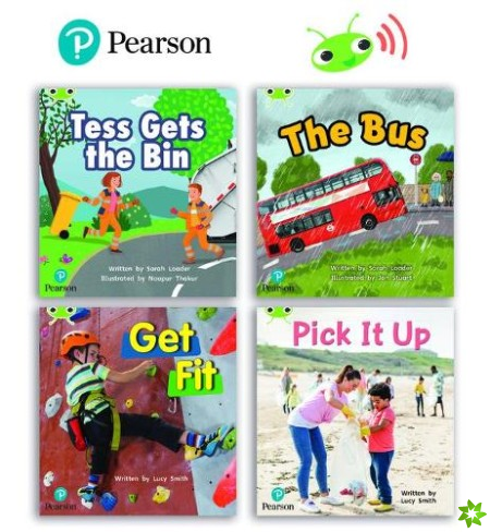 Learn to Read at Home with Bug Club Phonics: Phase 2 - Reception Term 1 (4 non-fiction books) Pack D