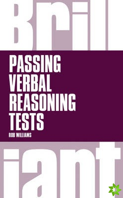 Brilliant Passing Verbal Reasoning Tests