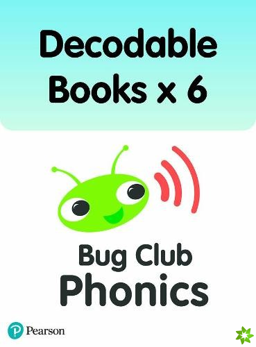 Bug Club Phonics Pack of Decodable Books x6 (6 x copies of 196 books)