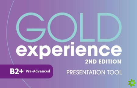 Gold Experience 2nd Edition B2+ Teacher's Presentation Tool USB