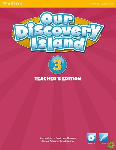 Our Discovery Island American Edition Teachers Book with Audio CD 3 Pack