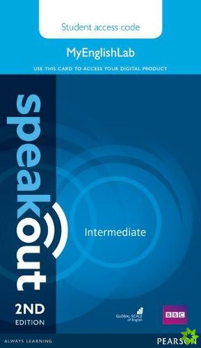 Speakout Intermediate 2nd Edition MyEnglishLab Student Access Card (Standalone)