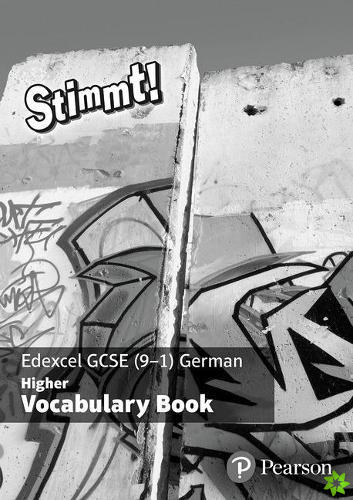 Stimmt! Edexcel GCSE German Higher Vocab Book (pack of 8)