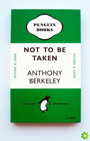 NOT TO BE TAKEN NOTEBOOK  GREEN