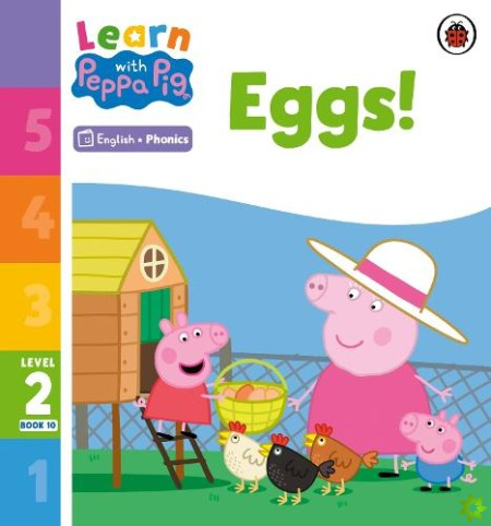 Learn with Peppa Phonics Level 2 Book 10  Eggs! (Phonics Reader)