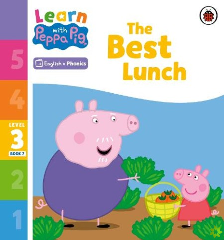 Learn with Peppa Phonics Level 3 Book 7  The Best Lunch (Phonics Reader)