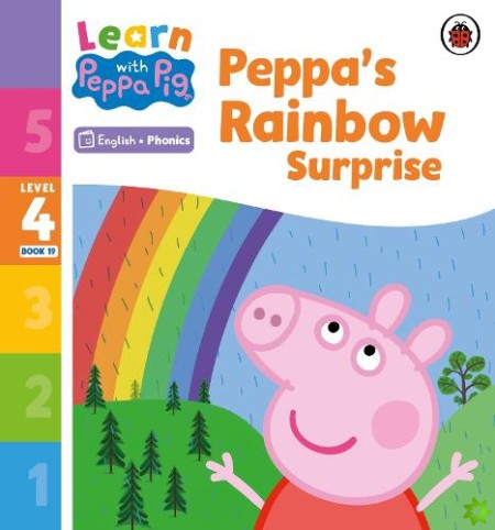 Learn with Peppa Phonics Level 4 Book 19  Peppas Rainbow Surprise (Phonics Reader)