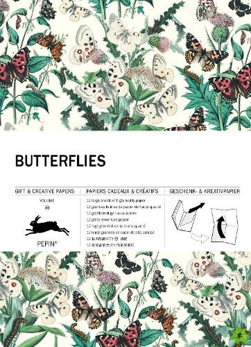 Butterflies: Gift & Creative Paper Book Vol 109