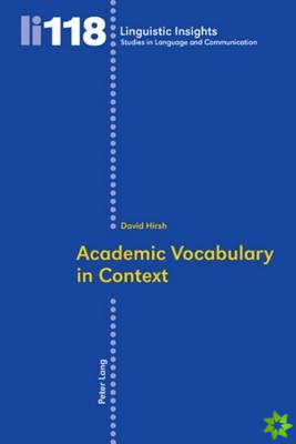 Academic Vocabulary in Context