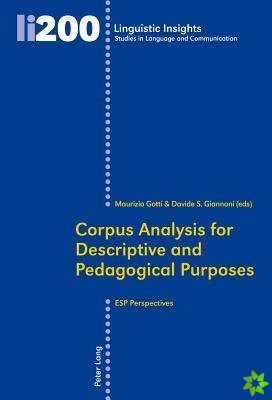 Corpus Analysis for Descriptive and Pedagogical Purposes