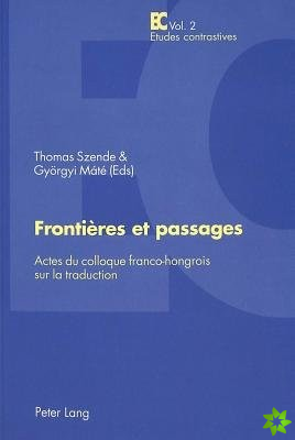 Frontieres et passages