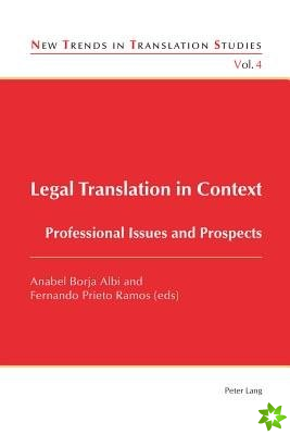 Legal Translation in Context