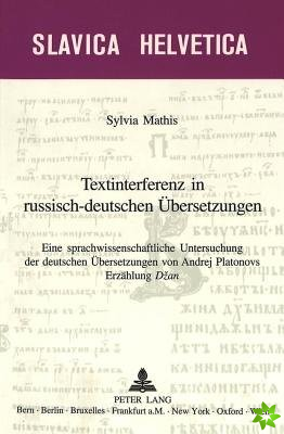 Textinterferenz in russisch-deutschen Uebersetzungen