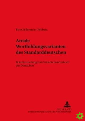 Areale Wortbildungsvarianten des Standarddeutschen