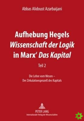 Aufhebung Hegels Wissenschaft Der Logik in Marx' Das Kapital