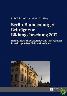 Berlin-Brandenburger Beitraege Zur Bildungsforschung 2017